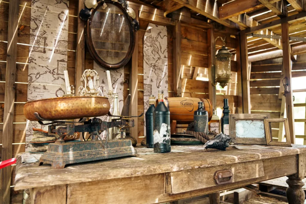 La cabine du capitaine, à l’intérieur du galion