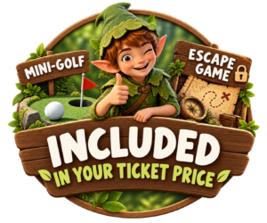 Mini golf and escape game included in your ticket price
