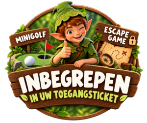 Minigolf en escape game inbegrepen in uw toegangsticket
